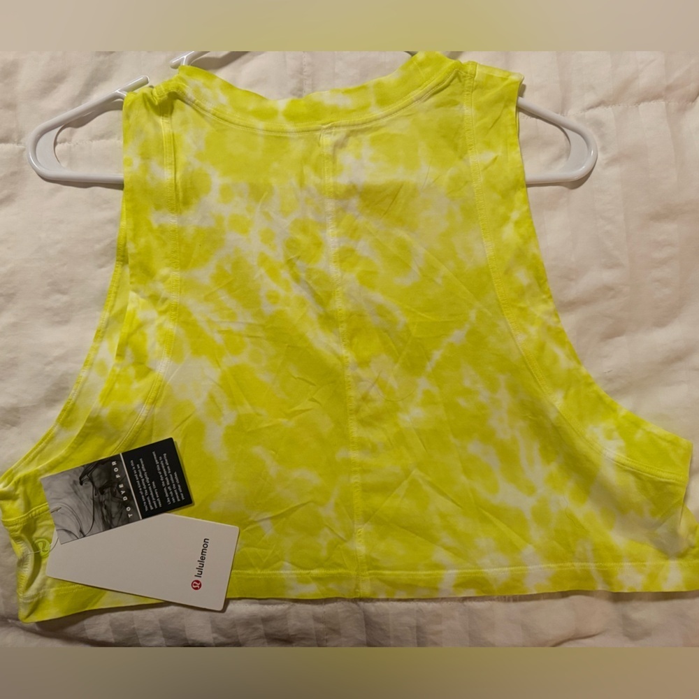 Lululemon All Yours Crop Tank *Tie Dye, NWT - Picture 2 of 3